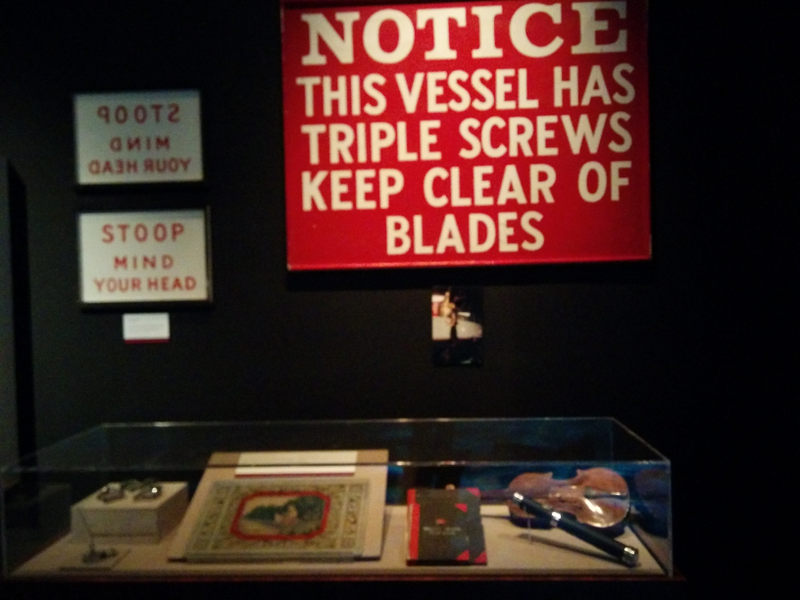 Illustration for article titled Pictures from the Reagan Library: The Titanic Exhibit
